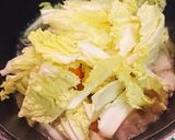キノコたっぷり白菜クリーム味噌シチュー作り方4写真