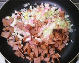マヨパワー★かまぼこと焼豚のパラパラ炒飯作り方5写真