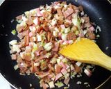 マヨパワー★かまぼこと焼豚のパラパラ炒飯作り方6写真