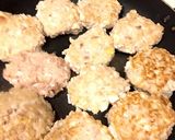 糖質制限！鶏ひき肉とツナのハンバーグ作り方1写真