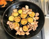 なすと豚バラとオレガノのトマトパスタ❣作り方7写真