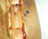 米粉パンホットドッグ作り方3写真