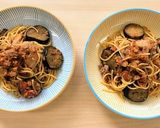 なすと豚バラとオレガノのトマトパスタ❣作り方9写真