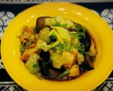 鶏ももとなすのおろし煮作り方6写真