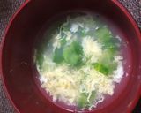 明治中華スープ(しお味)でレタス卵スープ作り方3写真