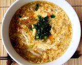 簡単糖質オフ☆かき玉うどん風こんにゃく麺作り方6写真
