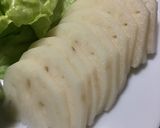 レタスとレンコン、豚肉の出汁しゃぶしゃぶ作り方3写真