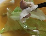 レタスとレンコン、豚肉の出汁しゃぶしゃぶ作り方9写真