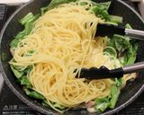 塩豚と小松菜のパスタ作り方5写真