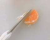 【離乳食 中期】みかん 電子レンジ使用作り方2写真