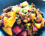 話題入感謝☆牛肉とさつま芋のおかず作り方6写真
