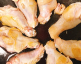 一人暮らしの骨付き鶏もも肉のさっぱり煮丼作り方3写真