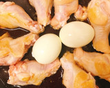 一人暮らしの骨付き鶏もも肉のさっぱり煮丼作り方4写真