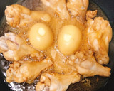 一人暮らしの骨付き鶏もも肉のさっぱり煮丼作り方6写真