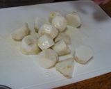 十六穀米で☆子芋ごはん作り方1写真