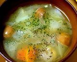 簡単☆酢鶏の残りで濃厚な酸っぱいスープ作り方5写真