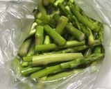 アスパラとベーコンのマヨ炒め作り方1写真