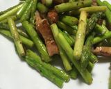 アスパラとベーコンのマヨ炒め作り方4写真