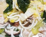 野菜たっぷり味噌うどん作り方4写真