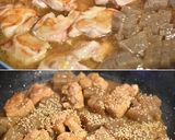 鶏もも肉とこんにゃくの味噌煮込み作り方4写真