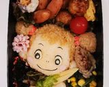 『めいちゃんとﾄｳﾓﾛｺｼ』キャラ弁♡作り方10写真