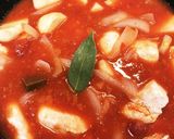 鶏胸肉で！チキンのトマト煮込みスープ作り方11写真