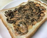 しそ昆布&ラー油明太マヨトースト♡作り方4写真