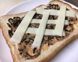 しそ昆布&ラー油明太マヨトースト♡作り方5写真