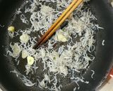 小松菜としらすの炒め物作り方3写真