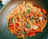 トマト缶を使った野菜のパスタ作り方8写真