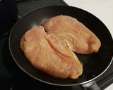 砂糖を使わない鶏胸肉の照り焼き作り方1写真