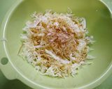 糖質制限！ふわふわ白菜お好み焼き作り方2写真