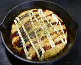 糖質制限！ふわふわ白菜お好み焼き作り方6写真