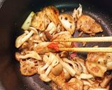 たっぷりキノコと蓮根鶏炒め作り方6写真