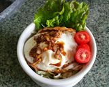 おひとり様ランチ♡目玉焼き丼作り方5写真