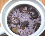 ダイソーの炊飯マグでかんたん栗ご飯♪作り方3写真