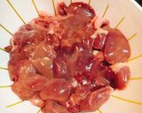 とっても簡単☆鶏レバー紅生姜煮作り方1写真