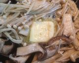 きのこ＆サラダ菜のバター炒め♪♬作り方4写真