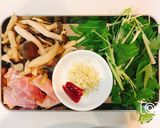 お吸い物で簡単！しめじのスープパスタ作り方3写真