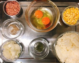 一人暮らしの簡単ツナコーン炒飯作り方1写真