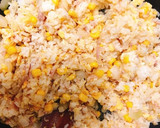 一人暮らしの簡単ツナコーン炒飯作り方9写真
