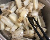 レンコンきんぴら 簡単 QC ピリ辛作り方1写真