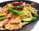 お吸い物で簡単！しめじのスープパスタ作り方16写真