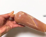 炊飯器保温でしっとり鶏ハム*ねぎ塩たれ作り方4写真