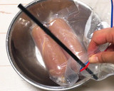 炊飯器保温でしっとり鶏ハム*ねぎ塩たれ作り方7写真