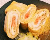 タラコとチーズの玉子焼き作り方7写真