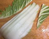 白菜の芯だけサラダ？和え物？作り方3写真