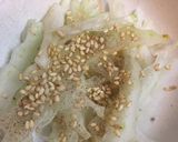 白菜の芯だけサラダ？和え物？作り方10写真
