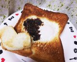 ふじっ子煮Deおかか昆布Eggトースト♪作り方4写真