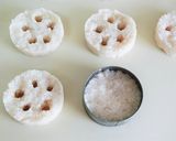 れんこんの形の可愛いれんこん餅作り方2写真